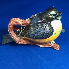 NINI Mini Bird Teapot Resin Hand Painted #6-69 Trinket Box Collectible picture