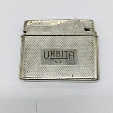 Vintage MARVIN URBITA Arista Silver Tone Pocket Lighter Collectible Tobacciana picture
