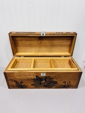 VTG Mattamuskeet Wooden Field Box Crate Sportsman Box w/ Tray 23