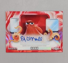 2026 Topps Chrome Disney Hank Ed O’Neill Auto 17/28 Red Marbled Refractor picture