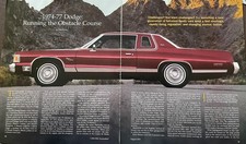 1974 1975 1976 1977 DODGE MONACO ROYAL MONACO BROUGHAM 10 page Color Article picture