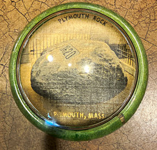 Plymouth Rock Plymouth, Mass. Massachusetts Souvenir Paperweight picture