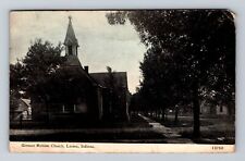 Linton IN-Indiana, German Reform Church, Antique Vintage c1915 Postcard picture