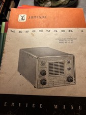 Johnson Messenger 1 CB RADIO MANUAL CB Radio Service Manual Original W Revision picture