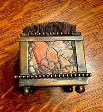 Antique Riviere Studios  Grapevine “Beaded” Pen Wipe:Perfect Glass:Original Hair picture