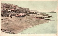 England United Kingdom UK, Pier St. Leonards West Marina, Vintage Postcard picture