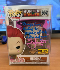 Funko Pop Animation Hunter x Hunter Hisoka #652 Hot Topic Diamond signedno coa  picture
