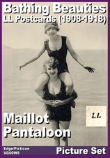 LL Paris Mark Bathing Beauties & Salon de Paris Picture Set VG00W9 (27 Files) picture