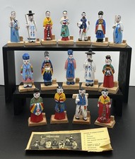 Compassion Handmade Korean Figurines Painted Set Of 16 Vintage with Paperwork picture