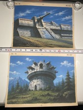 G.I. JOE  Animation Cel Background Vintage PRINT Cartoons Art COMMAND / DOME Art picture