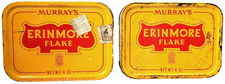 1970's Murray's Erinmore Flake Vintage Pipe Leaf Tins (Set of 2) Canada Duty Tag picture