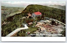 Postcard Summit Of Mt. Tom Showing Upper Station, Holyoke Massachusetts Unposted picture