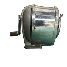 Vintage Boston KS Standard 8 Hole Pencil Sharpener Hand Crank Wall Desk Mount US picture