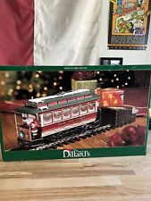 Vintage Dillards Trimmings Musical Trolley Car, Brand New, Never Opened picture