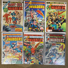 Marvel Comics The Invaders 6-Issue Comic Lot Giant-Size #1 Annual #1 #2 #3 #5 #7 picture