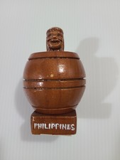 Philippines Novelty Wooden Barrel Man Naked Souvenir Adult Gag Gift picture