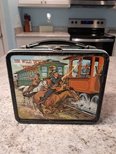 1969 The Wild Wild West Lunch Box - No Thermos * Vintage * Lunchbox tin kit pail picture