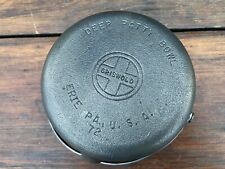 Griswold Cast Iron #72 Deep Patty Bowl picture