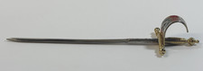 Vintage Toledo Spain Miniature Sword Letter Opener Enamel Gold Tone Souvenir picture