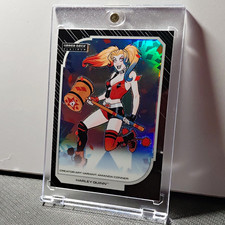 Upper Deck Platinum DC 2016 Harley Quinn #10 Creator Art Black Rainbow picture