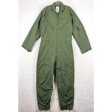 USAF Flyers Coveralls Mens 42L Green CWU-27/P Type 1 Fire Resistant Flight Suit picture