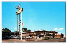 c1950's Down Town Motel Cars Roadside Pueblo Colorado CO Vintage Postcard picture