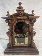 E.N.  Welch Baby Patti No 2 V.P. Beautiful Rare Rosewood shelf clock No Movement picture