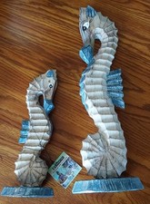 Stone Aged Arts Hand Crafted Wooden SEAHORSES From Indonesia 20