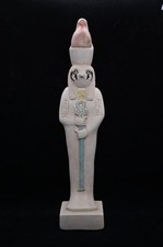 Ancient Egyptian Antiques Silver Horus Statue God Replica Artifact Figurine picture