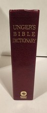 Vintage 1981 Unger's Bible Dictionary Hardcover - Merrill F. Unger (3rd Edition) picture