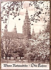 1955 VIENNA TOWN HALL CELLAR + OTTO KAFERER RESTAURANT MENU Z5585 picture