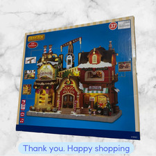 Lemax The Holly Jolly Chocolatier & Mrs. Claus Coffee Shop Villages & Houses NEW picture