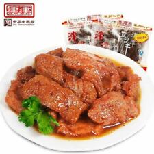 Chinese Food Snacks Marinated Dried Tofu Dougan  中国零食苏州特产豆干素食小吃 津津 卤汁豆腐干360g*2  picture