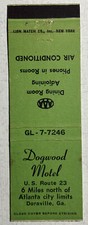 Vintage Matchbook Cover - Dogwood Motel U.S. Route 23 - Doraville, Georgia picture