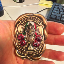ICE Houston Field Office US Officer Challenge Coin picture