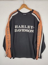VINTAGE HARLEY DAVIDSON 1903-2008 105TH ANNIVERSARY SWEATSHIRT IN SIZE XL Black picture