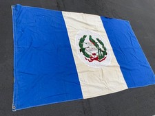 Vintage  Linin Cotton Guatemala  National Flag Sewn  44