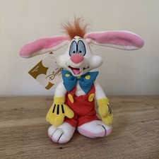 Disney Collectible Vintage 1987 Who Framed Roger Rabbit 8” Bean Bag Plush Toy picture