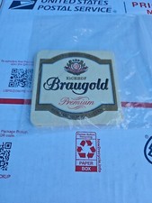 Lot Of 4 Rarw Vintage Braugold Cardboard Coaster Vintage  Trl7#jj picture