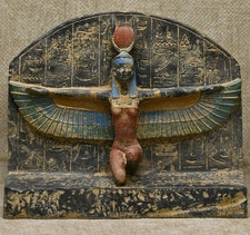 Authentic Ancient Egyptian Antique Rare Goddess Isis Statue Figurine BC picture