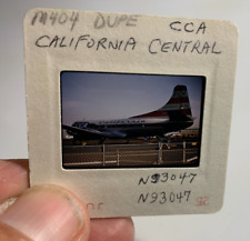 CALIFORNIA CENTRAL aviation 35mm SLIDE plane COMMERCIAL AIRLINE aircraft #518 picture