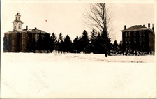 RPPC Ashland College Campus Ashland OH Real Photo Postcard Ohio University View picture