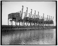Photo:Cleveland Ohio 1900s Hulett Clam Shell Hoists Industrial Waterfront picture