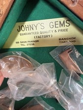 Vintage Mid Century Johny's Gems Thailand 138 Pc Bronze Brass Flatware Set Case picture