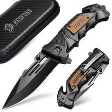 NedFoss Pocket Folding Knife DA75, 3 in 1 Pocket Knife Gifts for Men Women picture
