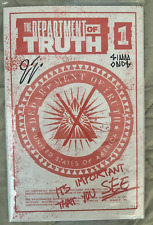 Department of Truth #1 C2E2 Red Bootleg - Signed by Tynion & Simmonds picture