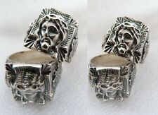 the face of Jesus on the cross RINGl - Sterling   Silver 925 picture