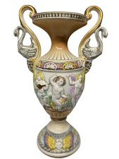 VTG. ELPA Alcobaca Cherub Vase Large 16.5”Inch Made In Portugal, S.A. Learnt Co. picture