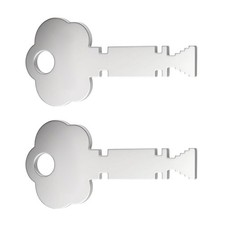 2 Piece Stainless Steel Service Key Tool for General Equipment Maintenance Work picture