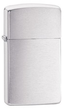 Zippo Slim Brushed Chrome 1600 picture
